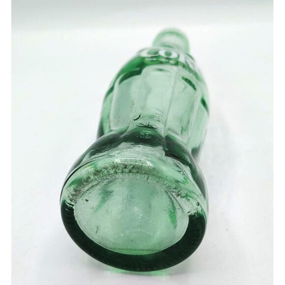 Green Coke Glass Bottle Vintage 6.5 Oz Coca-Cola Embossed Logo Money Back Text - Picture 9 of 13